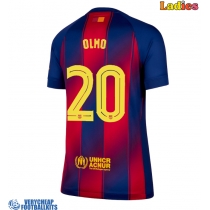 Barcelona Dani Olmo #20 Replica Home Shirt Ladies 2025-26 Short Sleeve